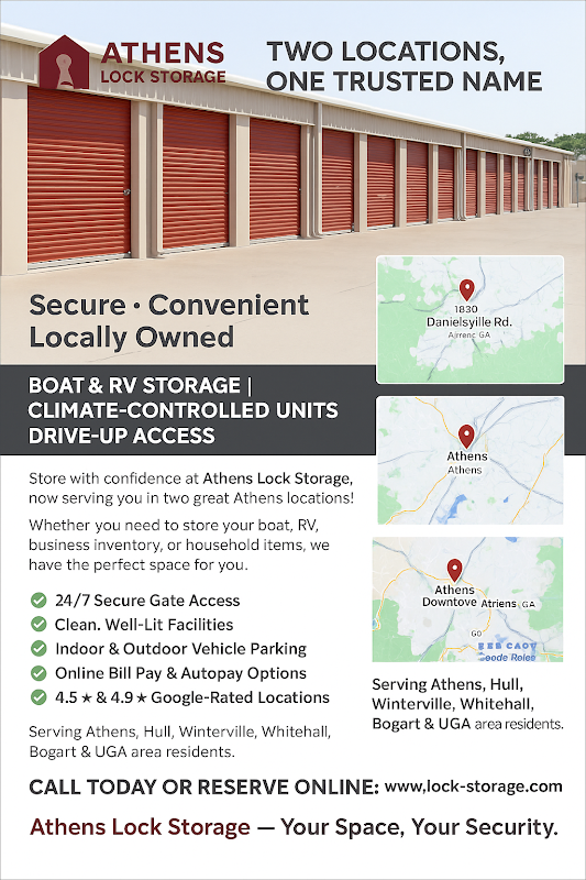 Athens Lock Storage - Transportation in Athens, GA