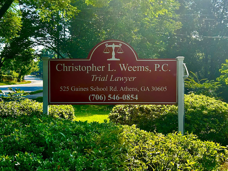 Christopher L Weems, Attorney at Law - Lawyers in Athens, GA