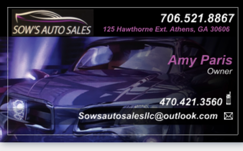 Sow's Auto Sales LLC - Stores in Athens, GA